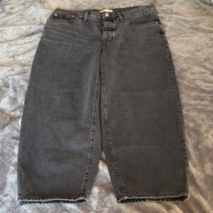 Madewell petite balloon jeans